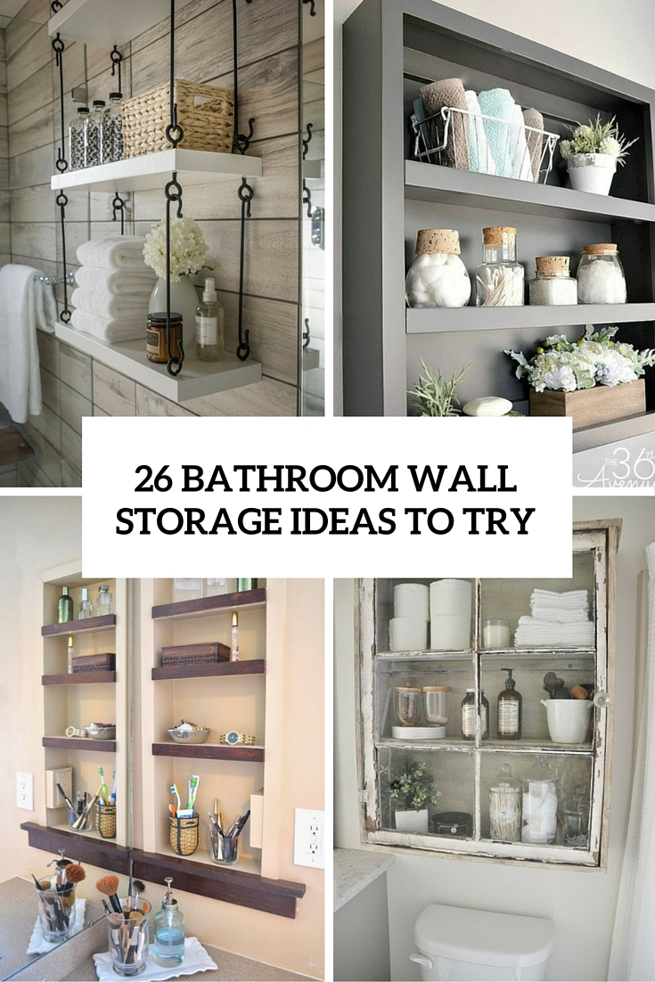 26 Simple Bathroom Wall Storage Ideas Shelterness intended for size 735 X 1102