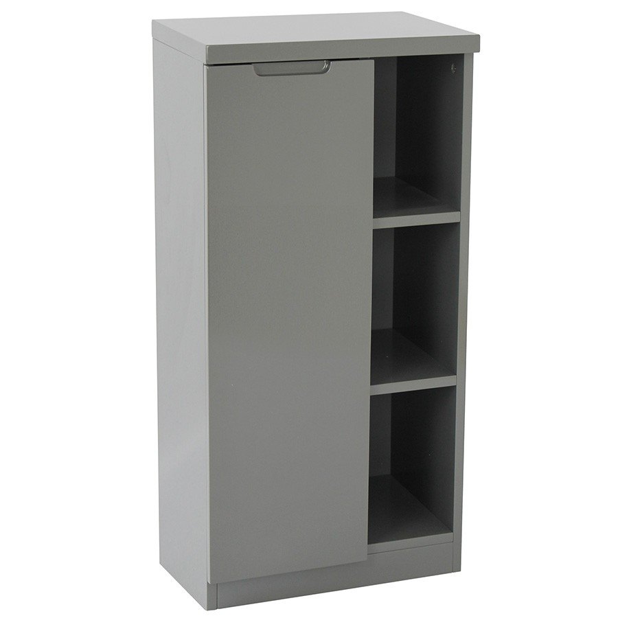 Alzora Bathroom Storage Cabinet Grey regarding dimensions 900 X 900