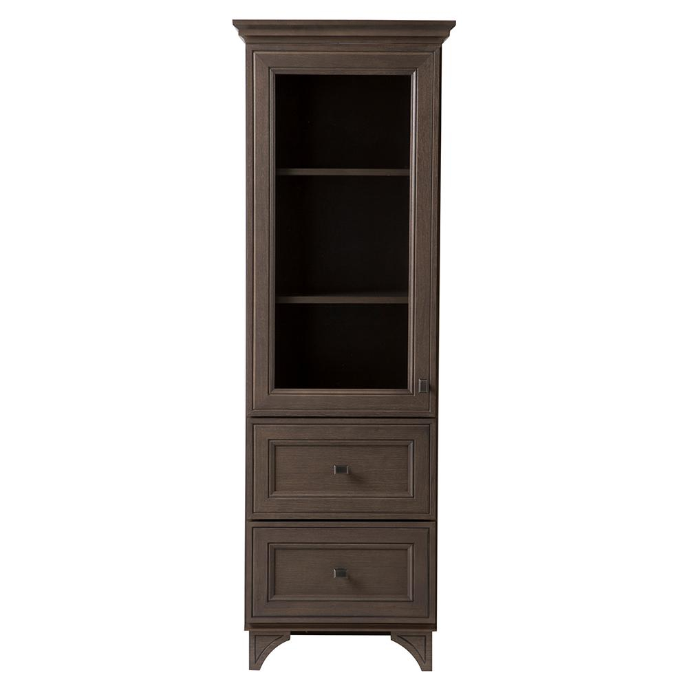 Home Decorators Collection Albright 24 In W X 70 In H X 16 In D Bathroom Linen Storage Floor Cabinet In Winter Gray inside sizing 1000 X 1000