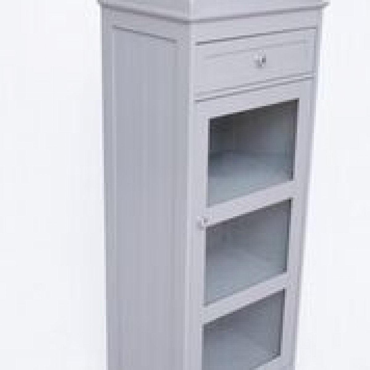 Lpd Alaska Glass Front Bathroom Storage Cabinet Grey Or White pertaining to measurements 1200 X 1200