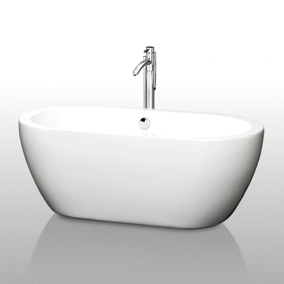 60 Inch Freestanding Acrylic Bathtub Bathroom Ideas within proportions 1080 X 1080