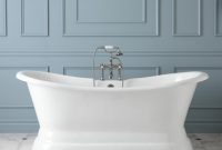 72 Langly Cast Iron Double Slipper Pedestal Tub Bathroom within measurements 1500 X 1500