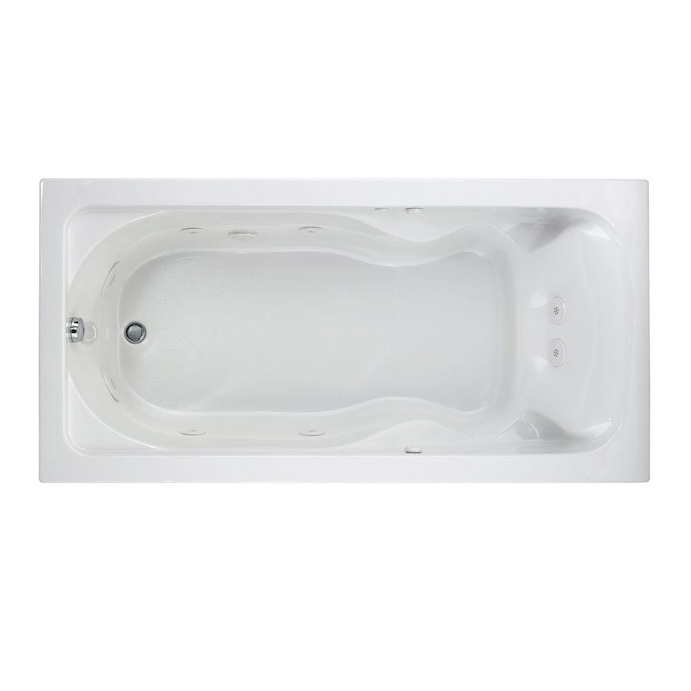 American Standard Cadet 72 In X 36 In Whirlpool Tub In White intended for proportions 1000 X 1000