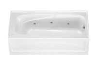 American Standard Colony 66 In X 32 In Right Drain Whirlpool Tub inside size 1000 X 1000