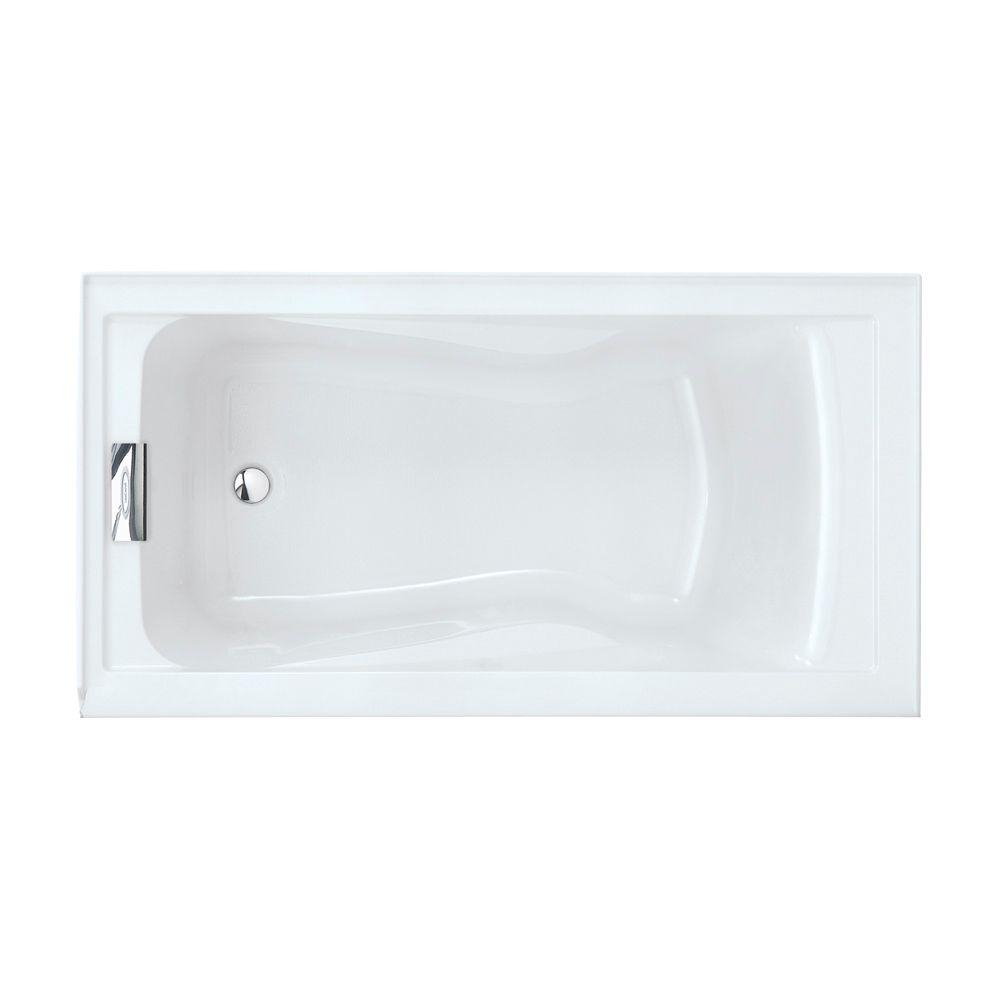 American Standard Evolution 5 Ft Left Drain Deep Soaking Tub With pertaining to sizing 1000 X 1000