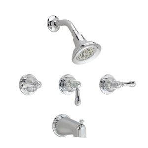 American Standard Hampton Polished Chrome 3 Handle Bathtub And with measurements 900 X 900