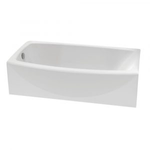 American Standard Ovation 5 Ft Left Hand Drain Bathtub In Arctic throughout dimensions 1000 X 1000