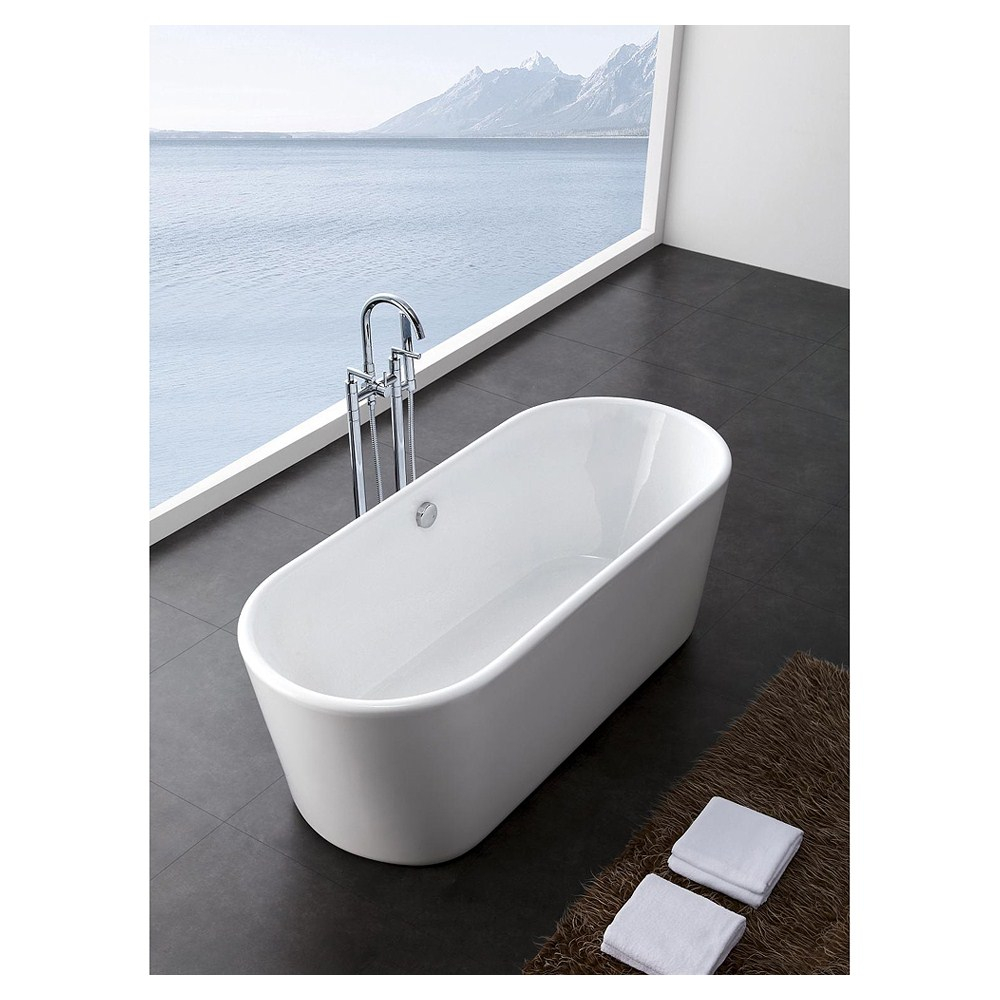 Amusing Bathroom Design Also Jenna 59 Small Soaking Bathtroom Tub with size 1000 X 1000