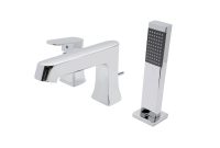 Anzzi Rin Series Single Handle Deck Mount Roman Tub Faucet With regarding proportions 1000 X 1000