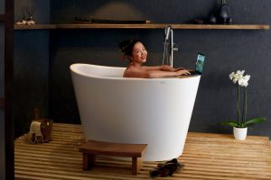 Aquatica True Ofuro Tranquility Heated Japanese Bathtub Us Version for measurements 1199 X 800