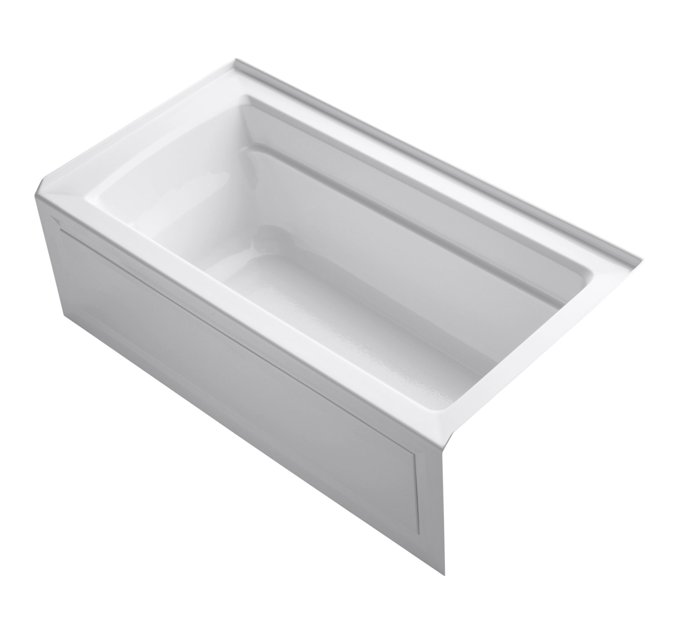 Archer 60 X 32 Alcove Soaking Bathtub Reviews Allmodern with regard to dimensions 2229 X 2066