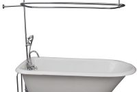 Barclay Products 5 Ft Cast Iron Ball And Claw Feet Roll Top Tub In intended for size 1000 X 1000