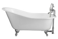 Barclay Products 5 Ft Cast Iron Ball And Claw Feet Slipper Tub In with regard to proportions 1000 X 1000