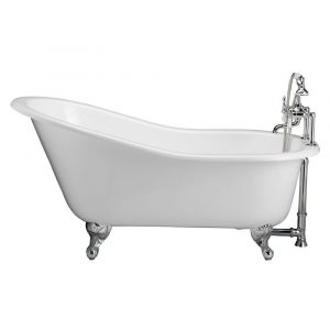 Barclay Products 5 Ft Cast Iron Ball And Claw Feet Slipper Tub In with regard to proportions 1000 X 1000