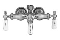 Barclay Products Porcelain Lever 3 Handle Claw Foot Tub Faucet With intended for size 1000 X 1000