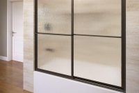 Basco Deluxe 56 In X 56 In Framed Sliding Tub Door In Oil Rubbed for sizing 1000 X 1000