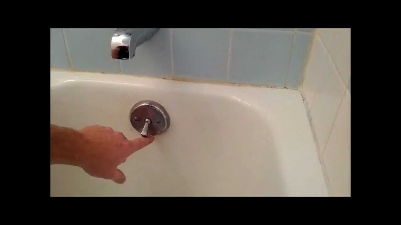 Bath Tub Trip Lever Bath Tub Stopper Replacement Or Adjustnment with size 1280 X 720