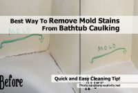 Best Way To Remove Mold Stains From Bathtub Caulking for size 1360 X 906