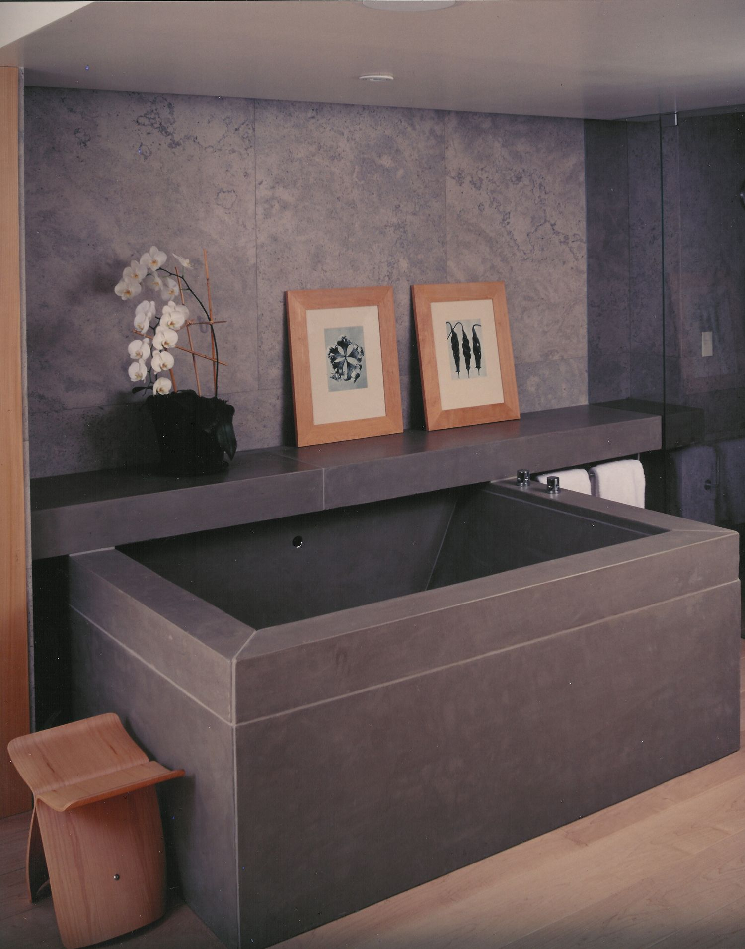 Concrete Bathtub Surround Buddy Rhodes Studio Bathroom for size 1500 X 1909