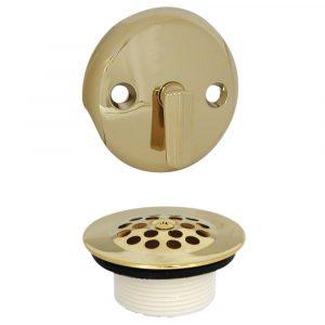 Danco Trip Lever Tub Drain And Overflow Trim Kit In Polished Brass regarding size 1000 X 1000