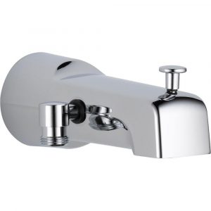 Delta 65 In Long Pull Up Diverter Tub Spout In Chrome U1010 Pk intended for sizing 1000 X 1000