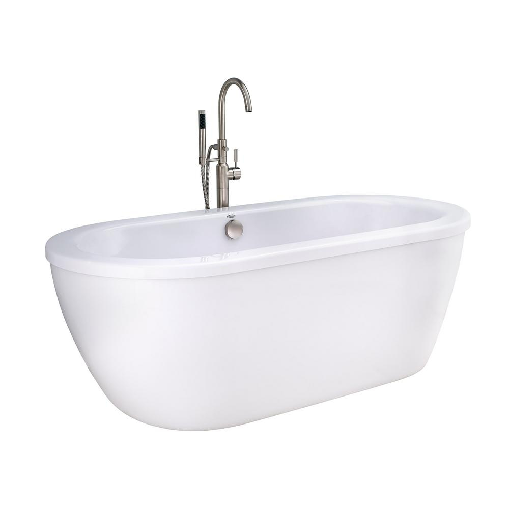 Delta Synergy 5 Ft Acrylic Freestanding Bathtub With Integrated with regard to size 1000 X 1000