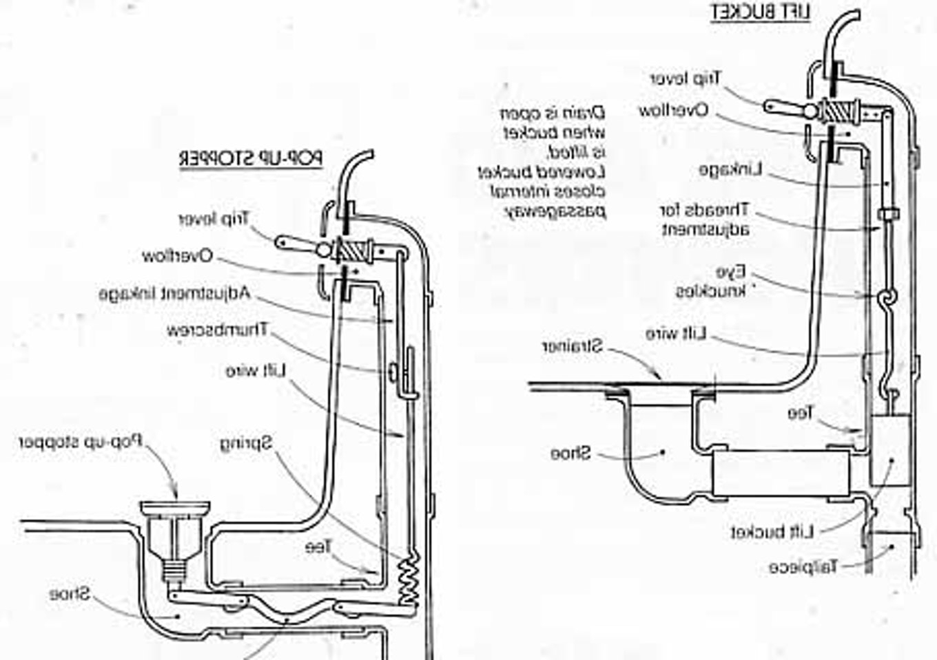 Diagram Of Bathtub Drain System Tub Trap Installation P Trap intended for sizing 1360 X 959