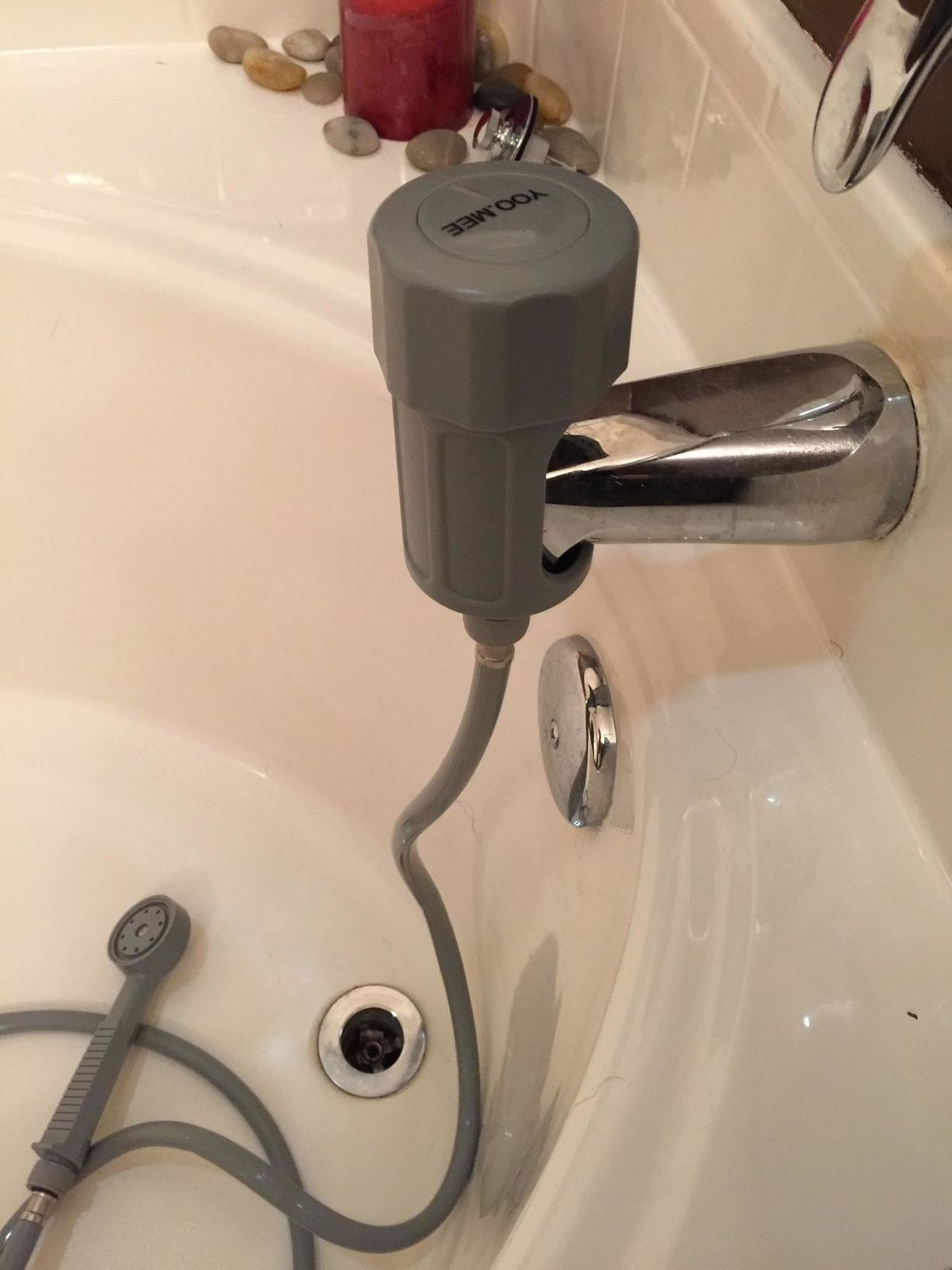 Dog Shower Spray Hose Pet Bathtub Attachment Hairwash Clean Tub within size 1200 X 1600