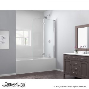 Dreamline Showers Ez Fold Hinged Tub Door regarding measurements 1000 X 1000