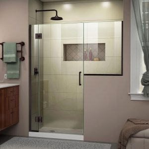 Dreamline Unidoor X 67 In To 67 12 In X 72 In Frameless Pivot regarding sizing 1000 X 1000