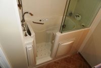 Escape Plus Walk In Tub With 3 Wall Composite Surround Extension intended for sizing 4608 X 3456