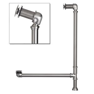 Extended Pop Up Tub Drain Swivel Head Press And Seal Overflow throughout size 1500 X 1500