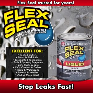 Flex Seal Liquid Rubber Sealant Coating Use Clear Color To Seal for proportions 1000 X 1000
