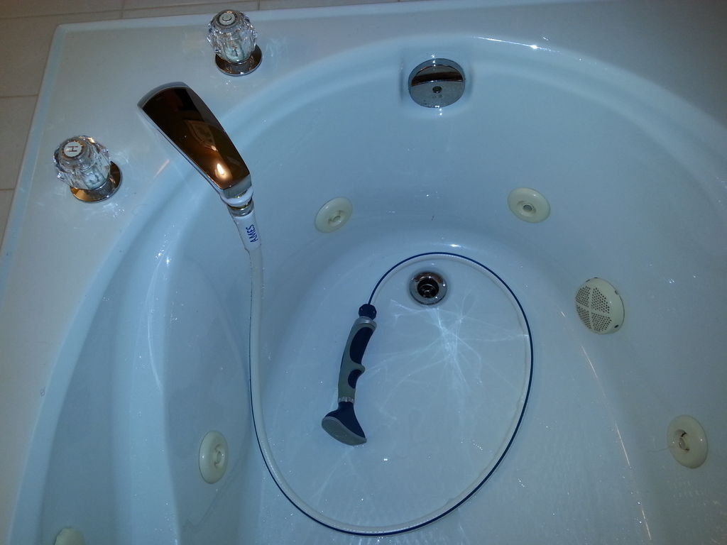 Installing Shower Attachment For Bathtub Faucet The Decoras intended for measurements 1024 X 768