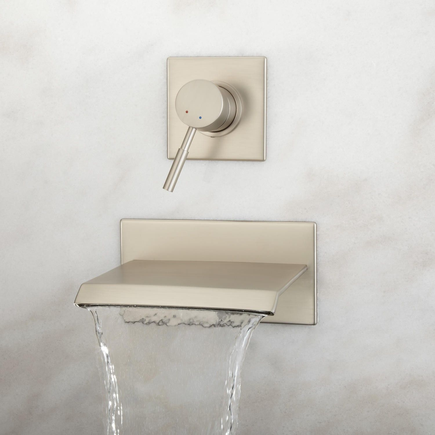 Lavelle Wall Mount Waterfall Tub Faucet Faucet Wall Mount And Tubs intended for proportions 1500 X 1500