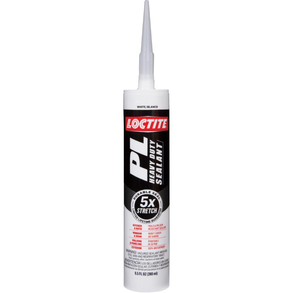 Loctite 95 Fl Oz White Pl Heavy Duty Sealant 12 Pack 2163657 regarding size 1000 X 1000