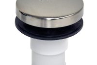 Multi Fit Touch Toe Bathtub Drain Stopper In Brushed Nickel Danco regarding sizing 1000 X 1000