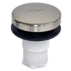 Multi Fit Touch Toe Bathtub Drain Stopper In Brushed Nickel Danco regarding sizing 1000 X 1000