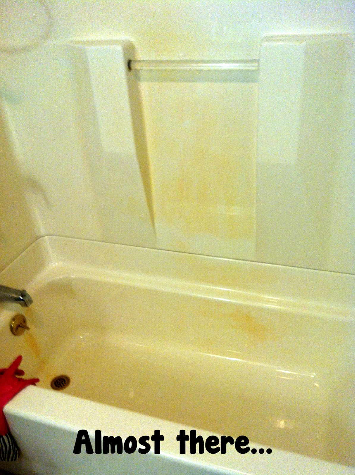 My Homemade Happiness Nasty Rusted Bathtub Before After for size 1194 X 1600
