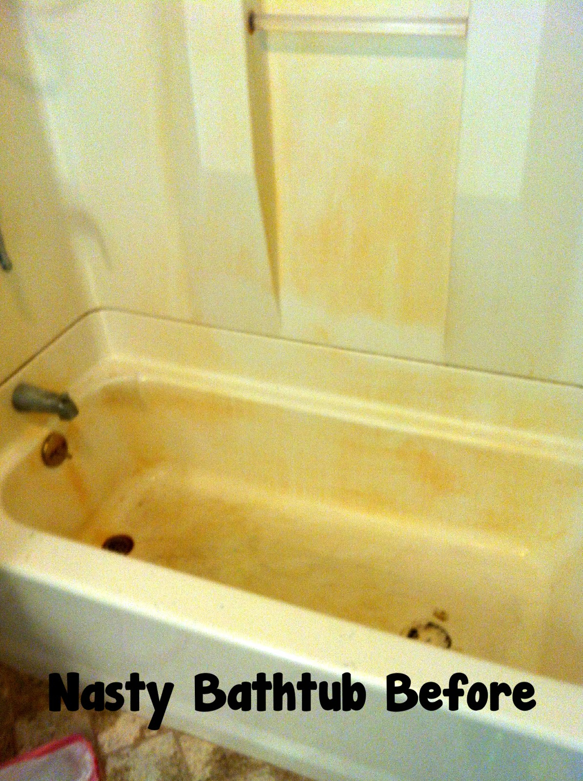 My Homemade Happiness Nasty Rusted Bathtub Before After for sizing 1194 X 1600