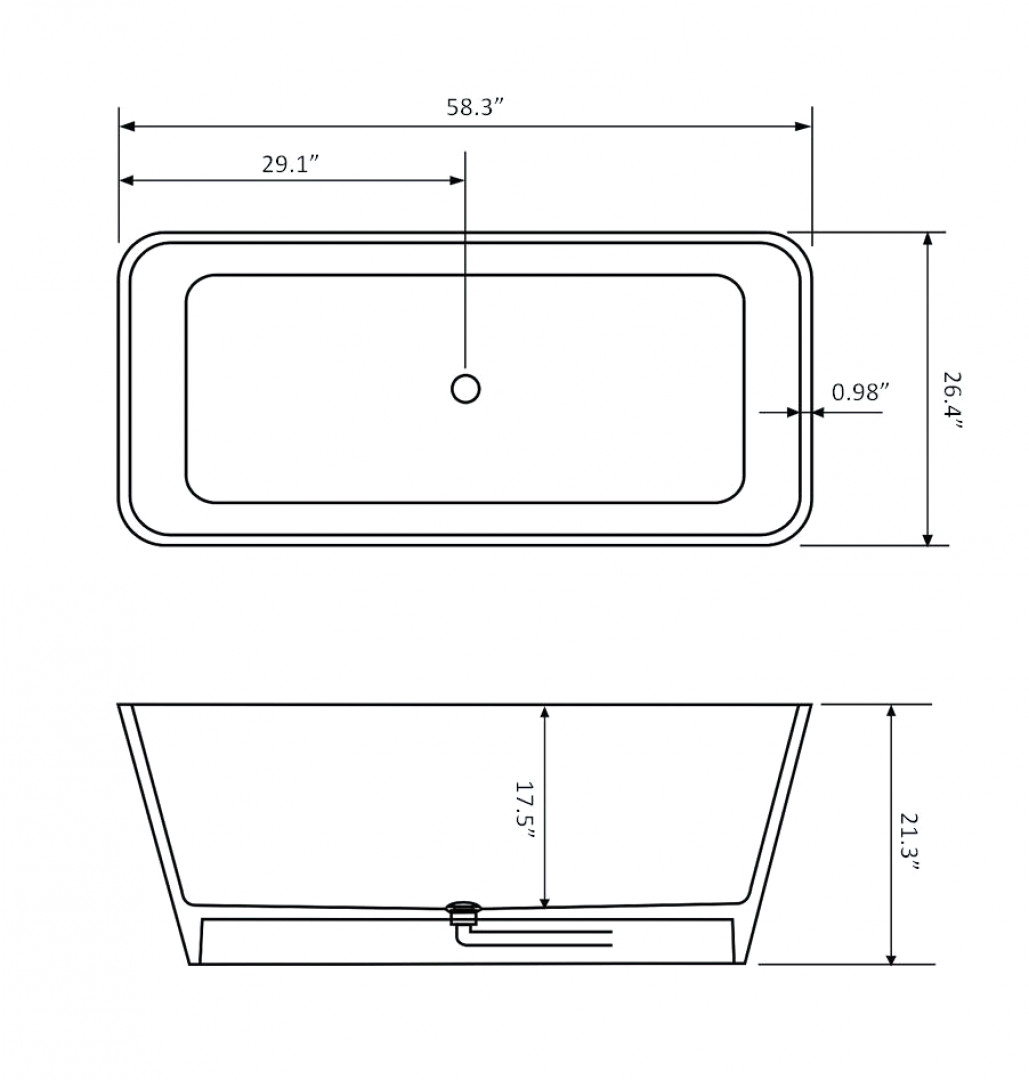 Normal Bathtub Depth Bathroom Ideas regarding proportions 1029 X 1080