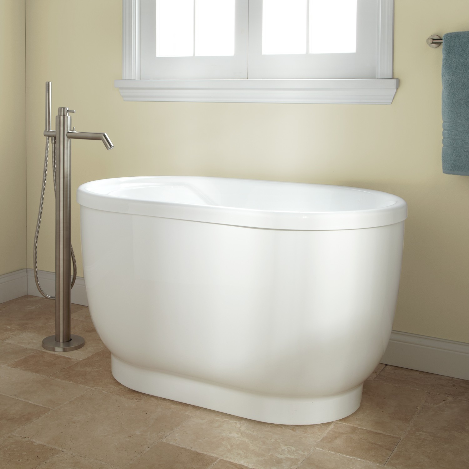 Pelion Acrylic Freestanding Tub Bathroom with regard to sizing 1500 X 1500