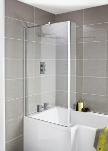 Premier Quattro Double Hinged Square Bath Shower Screen 1400 X 800 X regarding size 959 X 1330