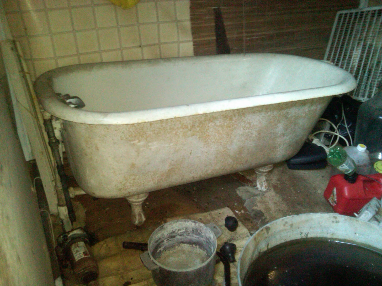Refinishing Porcelain Bathtubs Sinks Part 2 Mom And Her Drill throughout sizing 1600 X 1200
