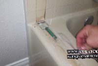 Removing Silicone Caulk Adhesive Residue After Taking Out Shower for sizing 1920 X 1080