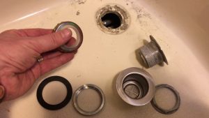 Replacing The Tub Drain Flange In A 1988 Avion 34x Travel Trailer intended for measurements 1280 X 720