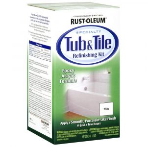 Rust Oleum Specialty 1 Qt White Tub And Tile Refinishing Kit within measurements 1000 X 1000