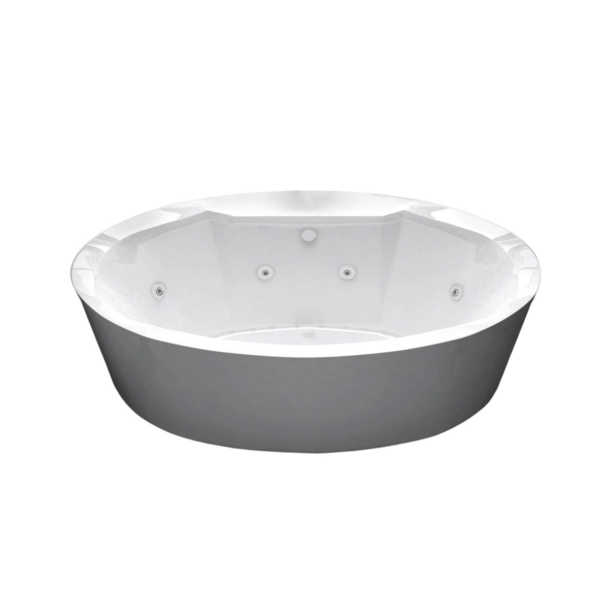 Salina Deluxe 34 X 68 Oval Bathtub pertaining to size 1200 X 1200