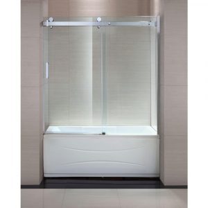 Schon Judy 60 In X 59 In Semi Framed Sliding Trackless Tub And for sizing 1000 X 1000