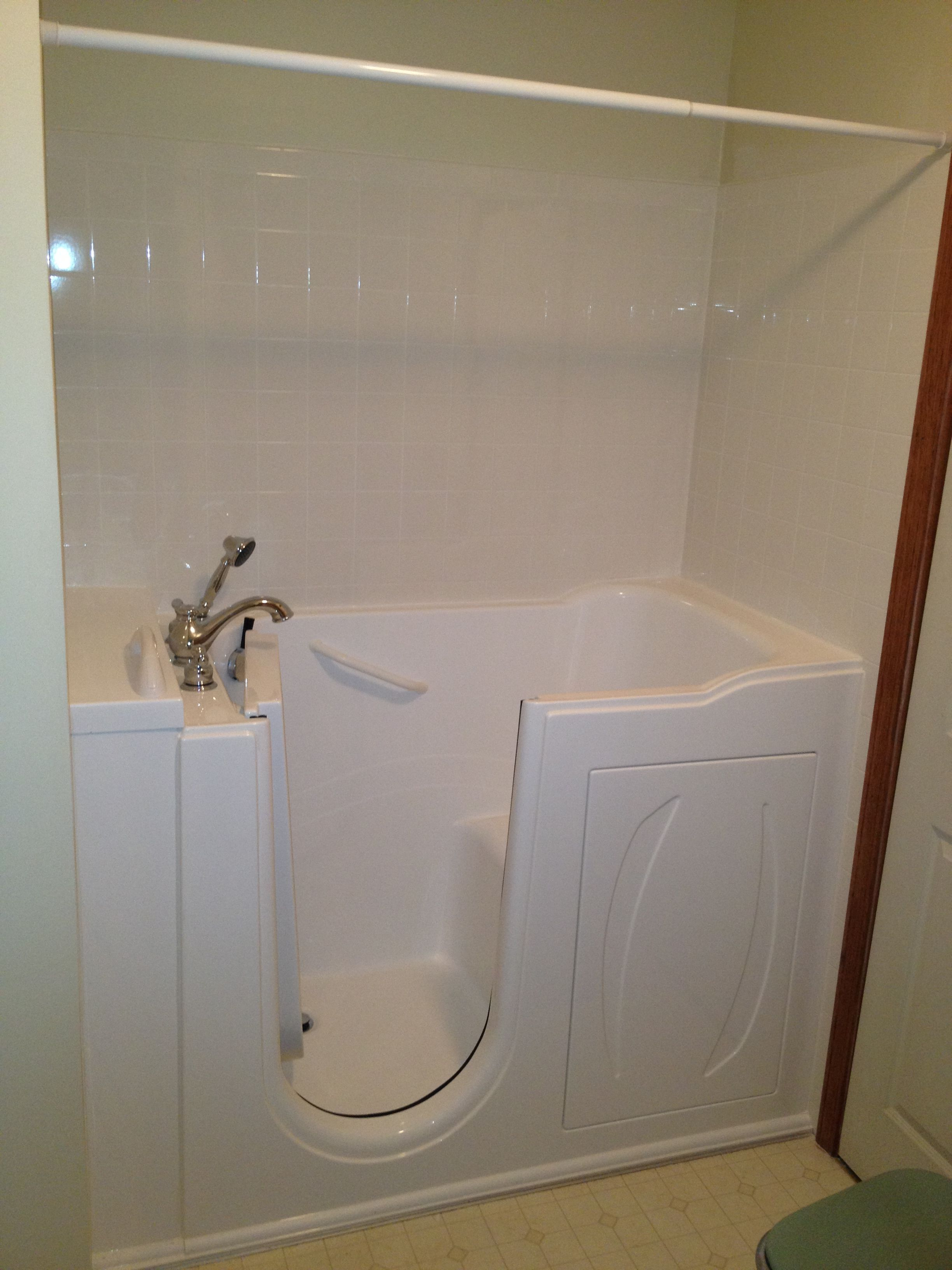 Serenity Walk In Bathtubs Come With An Adjustable Shower Slide Bar in proportions 2448 X 3264